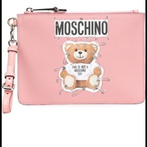 Moschino wristlet bag